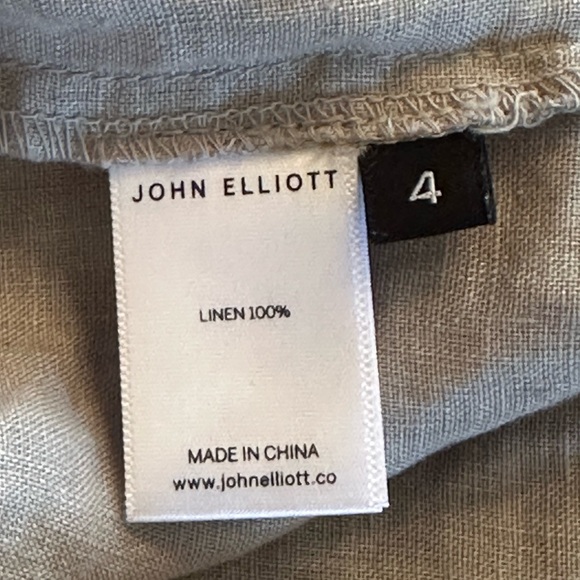 John Elliott Men’s M65 Linen Pullover - Picture 9 of 11